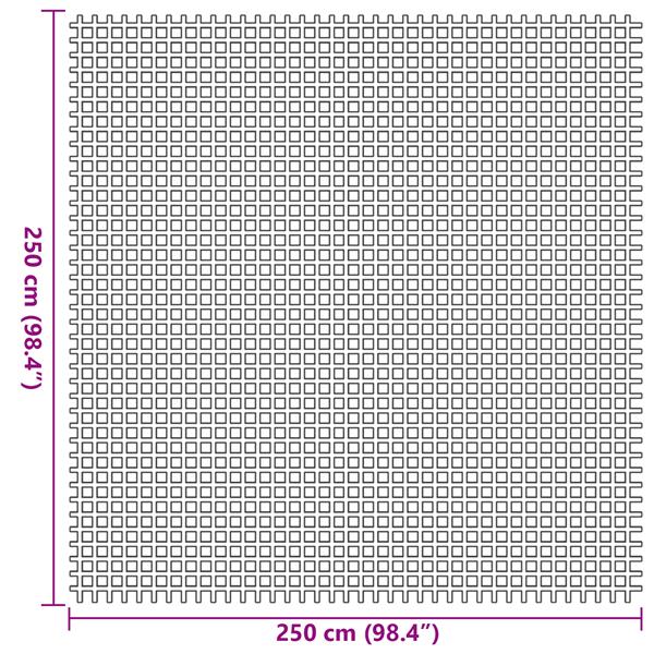 Grote foto vidaxl tent tapijt anthraciet 2 5x2 5 m caravans en kamperen tenten