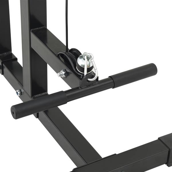 Grote foto vidaxl lat pulldown machine met verstelbare stoel 80 kg laadvermogen van staal sport en fitness fitness