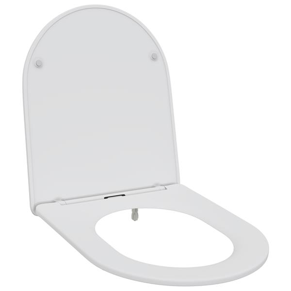 Grote foto vidaxl toiletbril soft close met quick release duroplast wit doe het zelf en verbouw sanitair