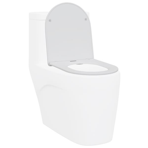 Grote foto vidaxl toiletbril soft close met quick release duroplast wit doe het zelf en verbouw sanitair
