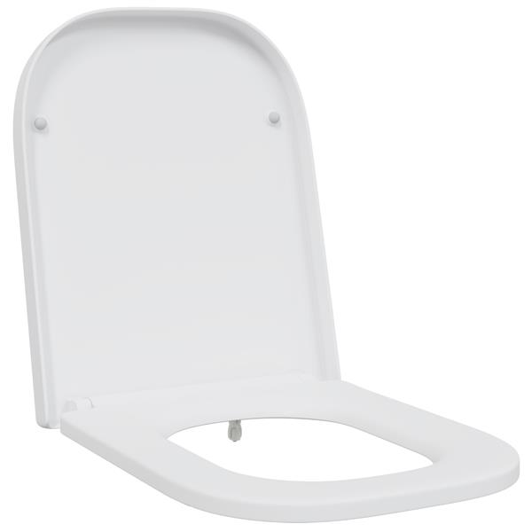 Grote foto vidaxl toiletbril soft close met quick release duroplast wit doe het zelf en verbouw sanitair