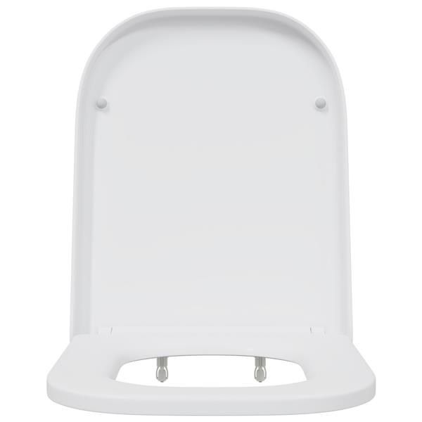 Grote foto vidaxl toiletbril soft close met quick release duroplast wit doe het zelf en verbouw sanitair