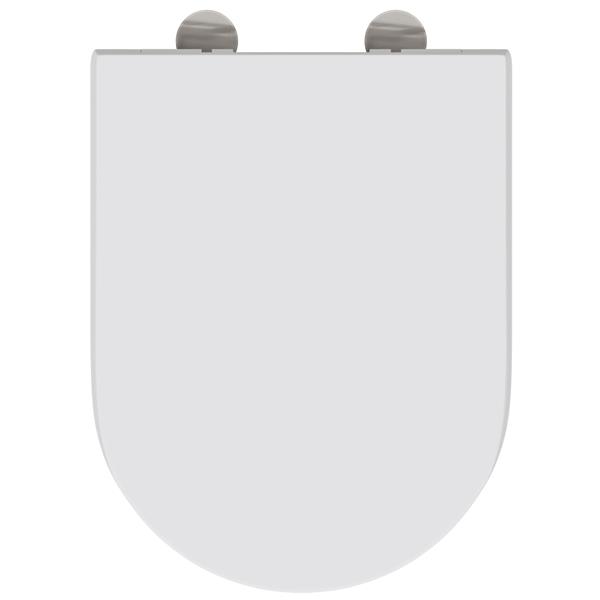 Grote foto vidaxl toiletbril soft close met quick release duroplast wit doe het zelf en verbouw sanitair