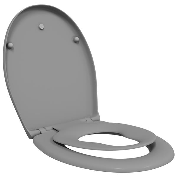 Grote foto vidaxl toiletbril met kinderzitje en quick release duroplast doe het zelf en verbouw sanitair