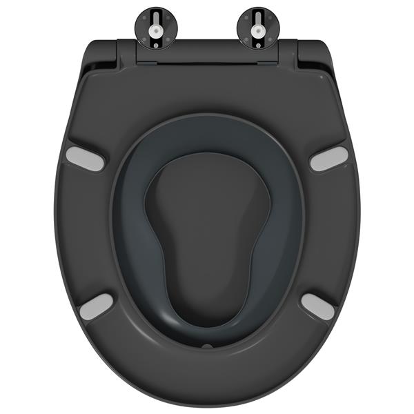 Grote foto vidaxl toiletbril met kinderzitje en quick release duroplast doe het zelf en verbouw sanitair