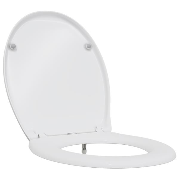 Grote foto vidaxl toiletbril soft close met quick release duroplast wit doe het zelf en verbouw sanitair