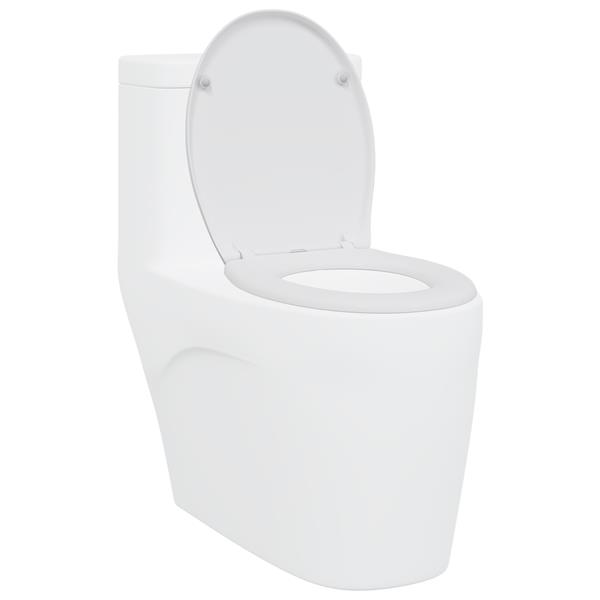 Grote foto vidaxl toiletbril soft close met quick release duroplast wit doe het zelf en verbouw sanitair