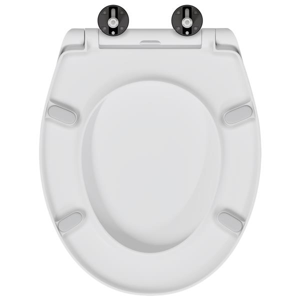 Grote foto vidaxl toiletbril soft close met quick release duroplast wit doe het zelf en verbouw sanitair