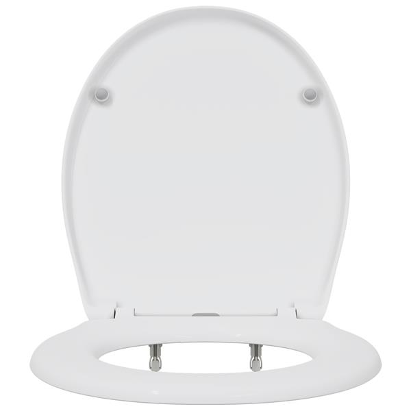 Grote foto vidaxl toiletbril soft close met quick release duroplast wit doe het zelf en verbouw sanitair