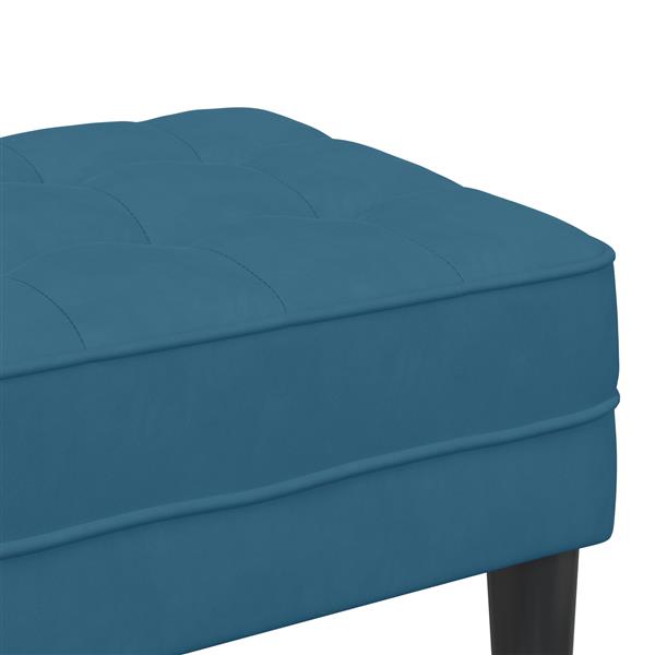 Grote foto vidaxl ligbed blauw 113x57x39 cm velvet huis en inrichting overige huis en inrichting