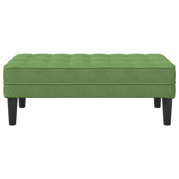 Grote foto vidaxl lichtgroene bank 113x57x39 cm van velvet huis en inrichting overige huis en inrichting