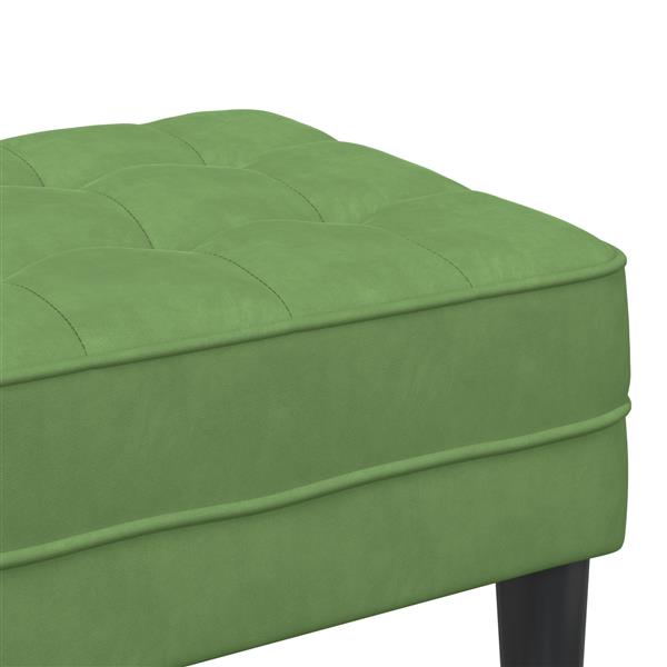 Grote foto vidaxl lichtgroene bank 113x57x39 cm van velvet huis en inrichting overige huis en inrichting