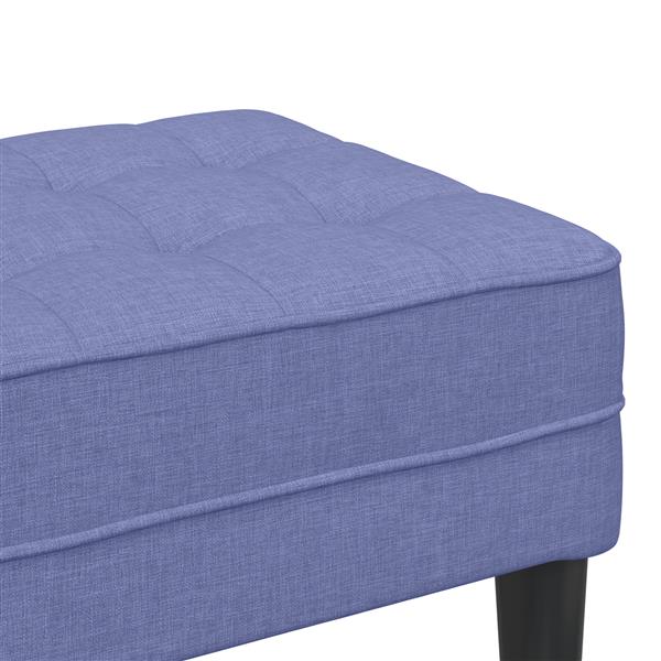 Grote foto vidaxl bank 113x57x39 cm stof jeansblauw huis en inrichting overige huis en inrichting