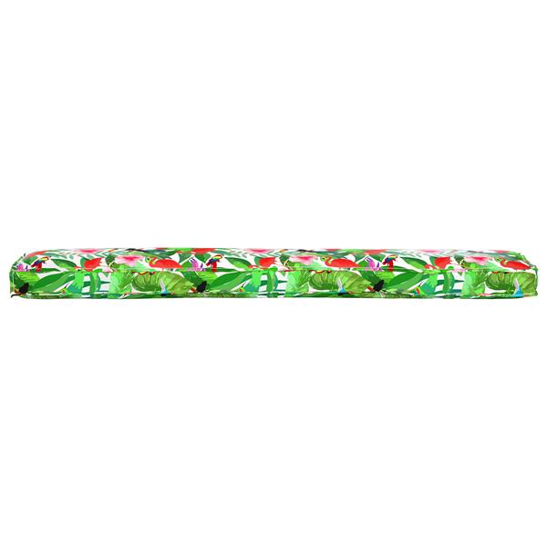 Grote foto vidaxl ligbedkussens voor bank 2 stuks tropisch jungle 200x40x8 cm oxford stof huis en inrichting woningdecoratie
