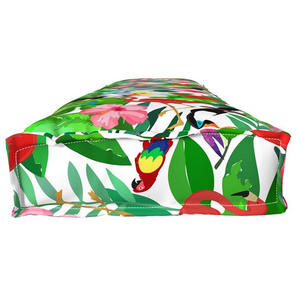 Grote foto vidaxl ligbedkussens voor bank 2 stuks tropisch jungle 200x40x8 cm oxford stof huis en inrichting woningdecoratie
