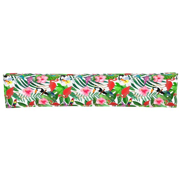 Grote foto vidaxl ligbedkussens voor bank 2 stuks tropisch jungle 200x40x8 cm oxford stof huis en inrichting woningdecoratie