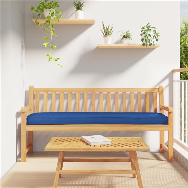 Grote foto vidaxl ligbedkussens voor bank 2 stuks koningsblauw 200x40x8 cm oxford stof huis en inrichting woningdecoratie