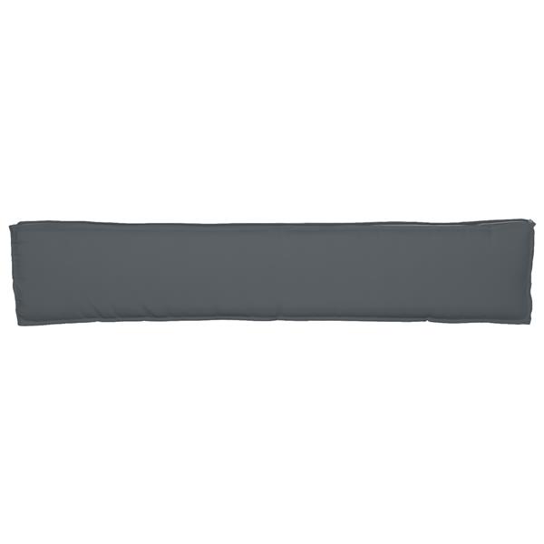 Grote foto vidaxl ligbedkussens voor bank 2 stuks anthraciet 200x40x8 cm oxford stof huis en inrichting woningdecoratie