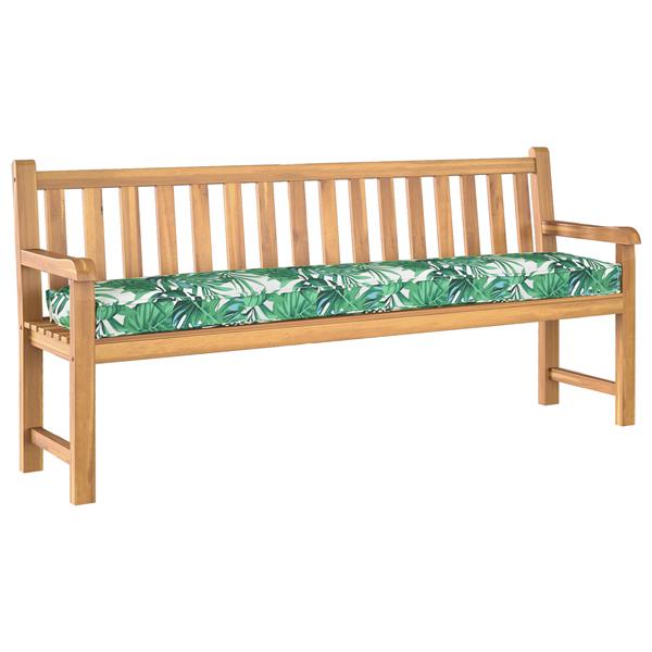 Grote foto vidaxl palletkussens voor bank 2 stuks met bladerenpatroon 180x40x8 cm van oxford stof huis en inrichting woningdecoratie