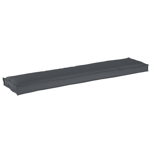Grote foto vidaxl ligbedkussens 2 stuks anthraciet 180x40x8 cm oxford stof huis en inrichting woningdecoratie