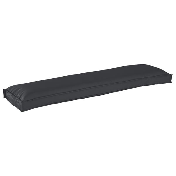 Grote foto vidaxl palletkussens voor bank 2 stuks zwart 150x40x8 cm oxford stof huis en inrichting woningdecoratie