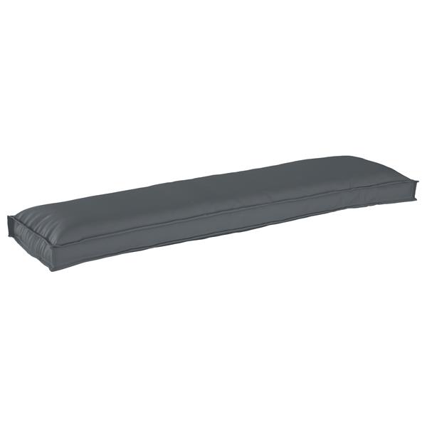 Grote foto vidaxl palletkussens 2 st bank 150x40x8 cm oxford stof antraciet huis en inrichting woningdecoratie