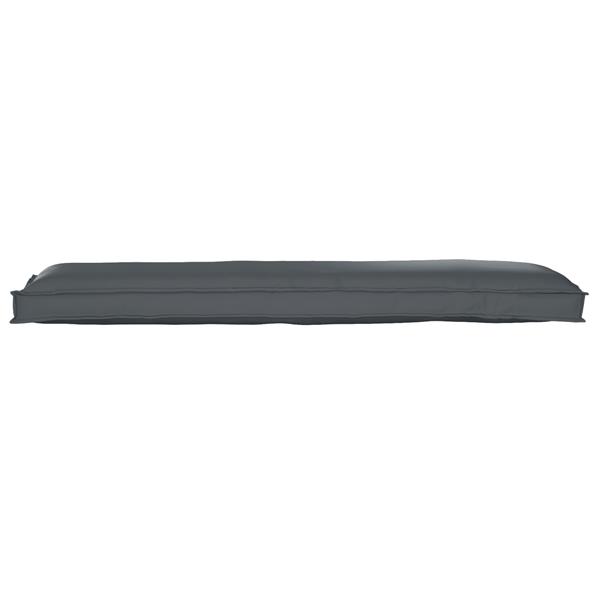 Grote foto vidaxl palletkussens 2 st bank 150x40x8 cm oxford stof antraciet huis en inrichting woningdecoratie