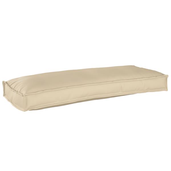 Grote foto vidaxl palletkussens 2 st bank 100x40x8 cm oxford stof beige huis en inrichting woningdecoratie