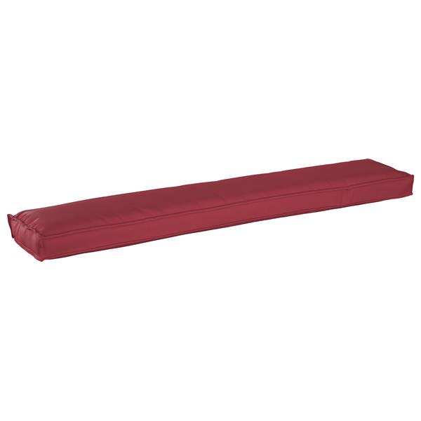 Grote foto vidaxl palletkussen bank 200x40x8 cm oxford stof wijnrood huis en inrichting woningdecoratie