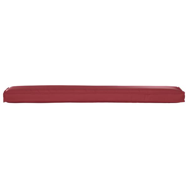 Grote foto vidaxl palletkussen bank 200x40x8 cm oxford stof wijnrood huis en inrichting woningdecoratie