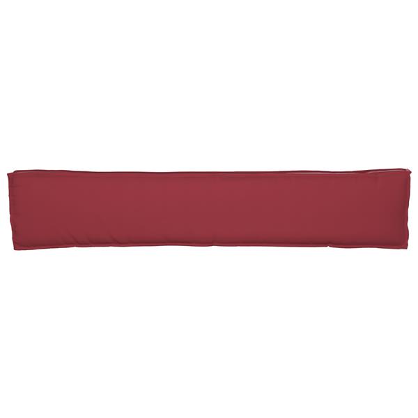 Grote foto vidaxl palletkussen bank 200x40x8 cm oxford stof wijnrood huis en inrichting woningdecoratie