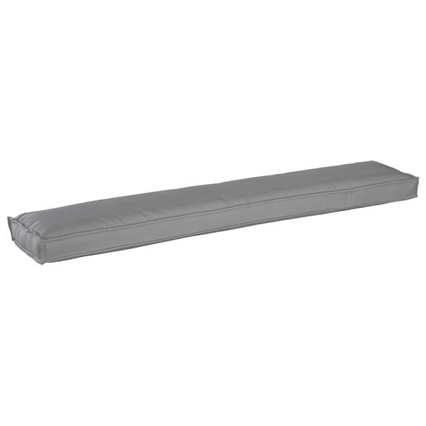 Grote foto vidaxl palletkussen bank 200x40x8 cm oxford stof grijs huis en inrichting woningdecoratie