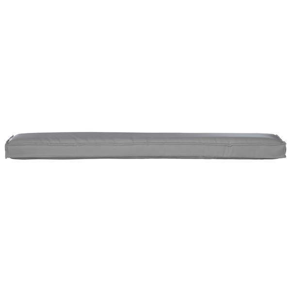 Grote foto vidaxl palletkussen bank 200x40x8 cm oxford stof grijs huis en inrichting woningdecoratie