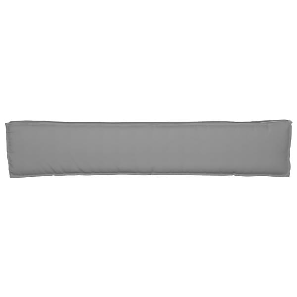 Grote foto vidaxl palletkussen bank 200x40x8 cm oxford stof grijs huis en inrichting woningdecoratie