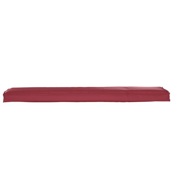 Grote foto vidaxl palletkussen bank 180x40x8 cm oxford stof wijnrood huis en inrichting woningdecoratie