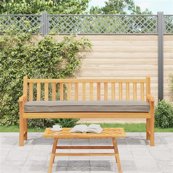 Grote foto vidaxl palletkussen bank 180x40x8 cm oxford stof taupe huis en inrichting woningdecoratie