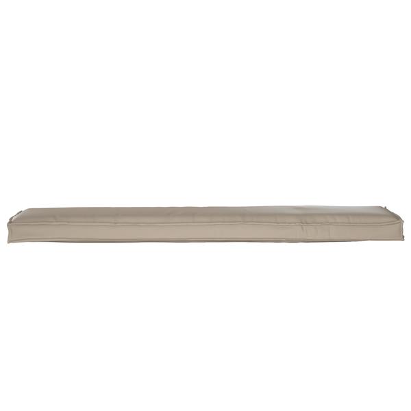Grote foto vidaxl palletkussen bank 180x40x8 cm oxford stof taupe huis en inrichting woningdecoratie