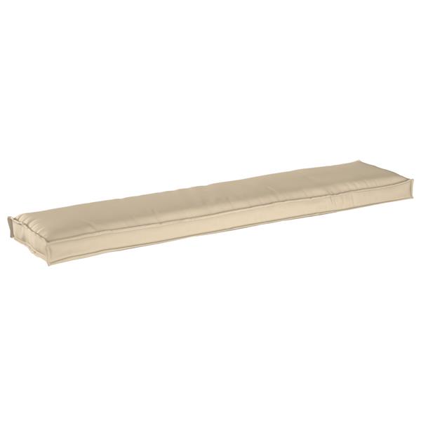 Grote foto vidaxl palletkussen bank 180x40x8 cm oxford stof beige huis en inrichting woningdecoratie