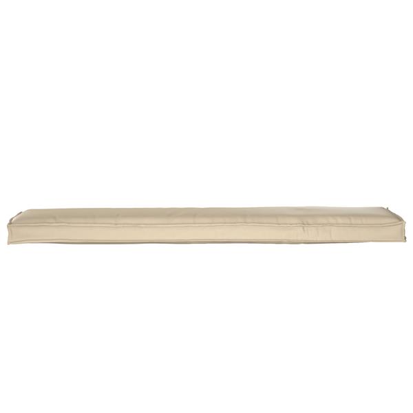 Grote foto vidaxl palletkussen bank 180x40x8 cm oxford stof beige huis en inrichting woningdecoratie