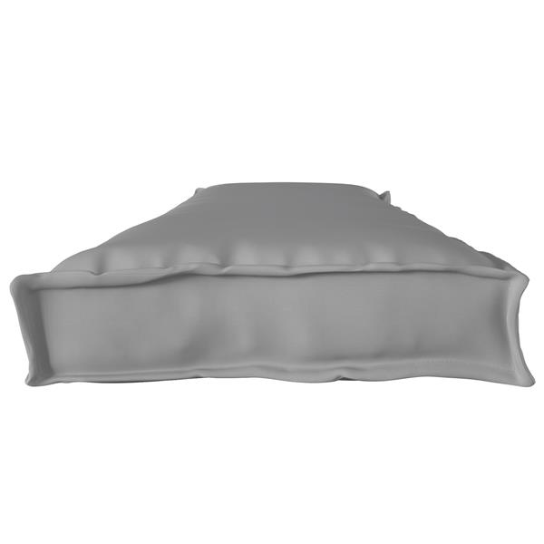 Grote foto vidaxl palletkussen bank 180x40x8 cm oxford stof grijs huis en inrichting woningdecoratie