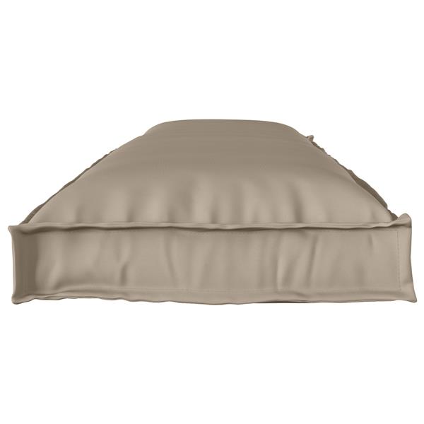 Grote foto vidaxl palletkussen bank 150x40x8 cm oxford stof taupe huis en inrichting woningdecoratie