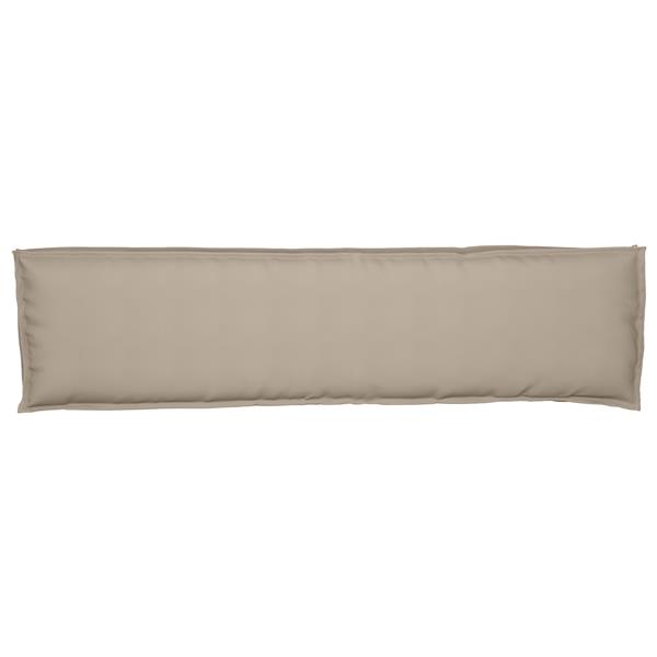 Grote foto vidaxl palletkussen bank 150x40x8 cm oxford stof taupe huis en inrichting woningdecoratie