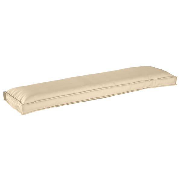 Grote foto vidaxl palletkussen bank 150x40x8 cm oxford stof beige huis en inrichting woningdecoratie