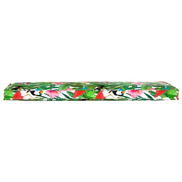 Grote foto vidaxl palletkussen bank 140x40x8 cm jungle oxford stof huis en inrichting woningdecoratie