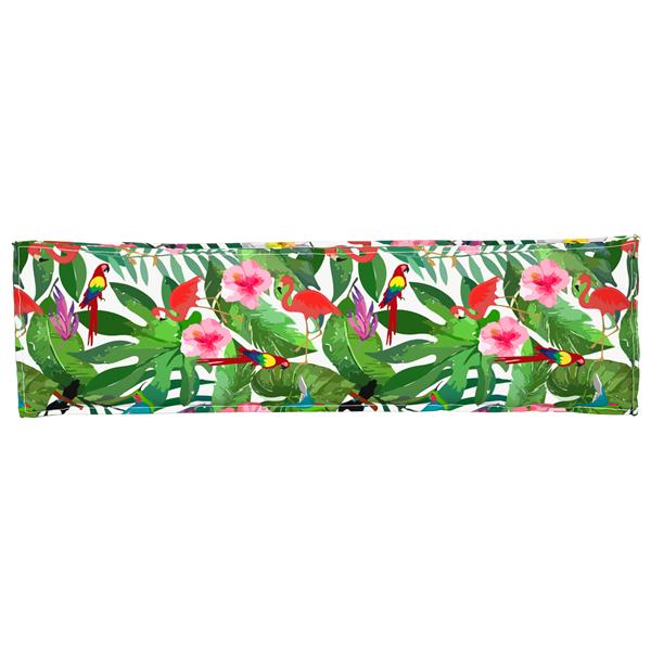 Grote foto vidaxl palletkussen bank 140x40x8 cm jungle oxford stof huis en inrichting woningdecoratie