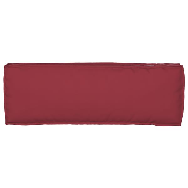 Grote foto vidaxl palletkussen voor bank wijnglans rood 120x40x8 cm oxford stof huis en inrichting woningdecoratie