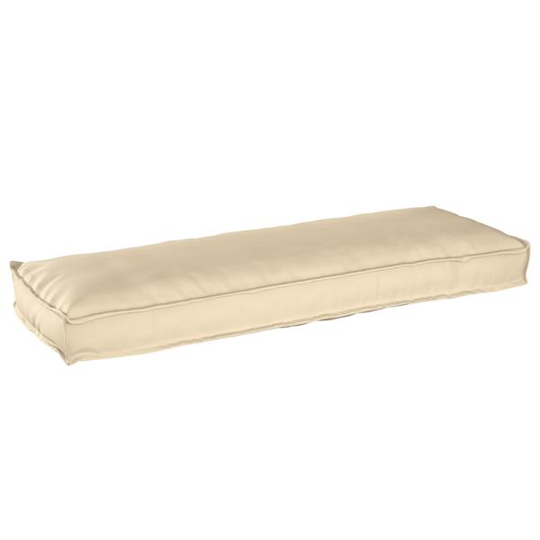 Grote foto vidaxl ligbedkussen beige 120x40x8 cm oxford stof huis en inrichting woningdecoratie