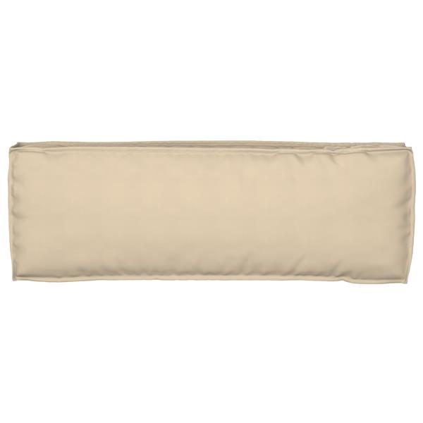 Grote foto vidaxl ligbedkussen beige 120x40x8 cm oxford stof huis en inrichting woningdecoratie