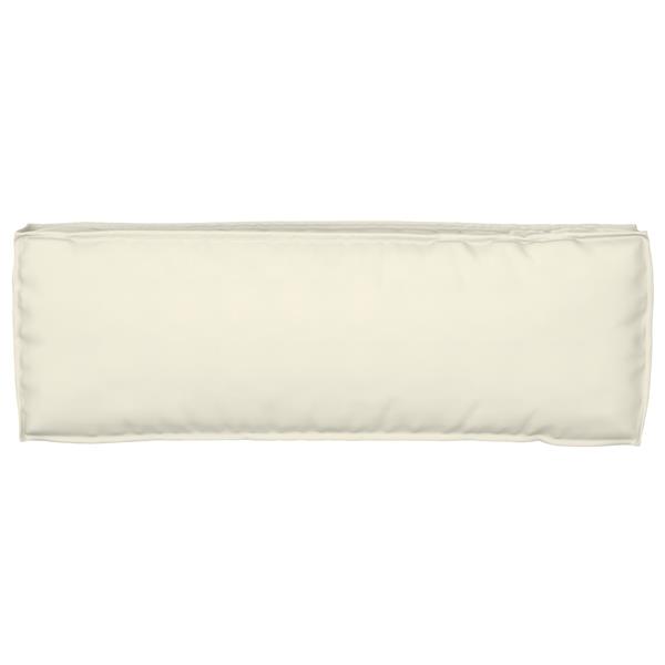 Grote foto vidaxl palletkussen voor bank cr me 120x40x8 cm oxford stof huis en inrichting woningdecoratie