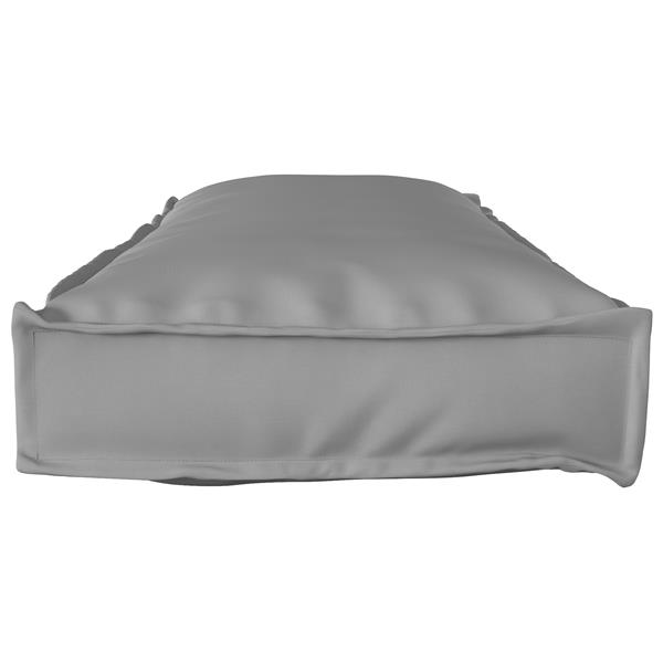 Grote foto vidaxl ligbedkussen voor bank grijs 120x40x8 cm oxford stof huis en inrichting woningdecoratie